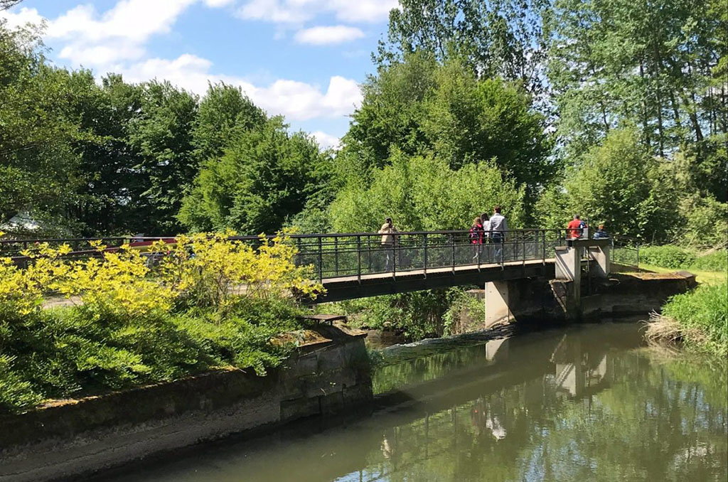 Passerelle de l'Abfluss à Brumath