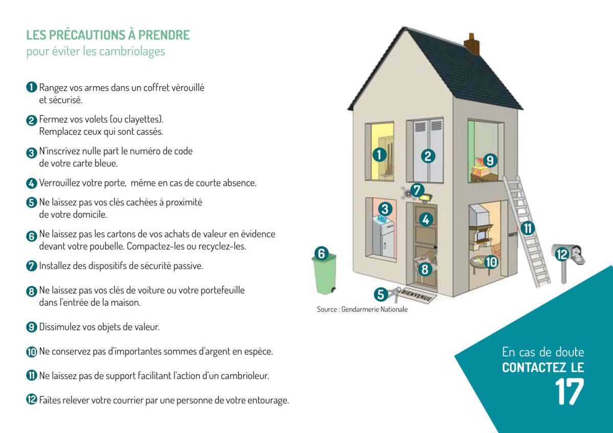 réflexes à adopter pour éviter les cambriolages à brumath