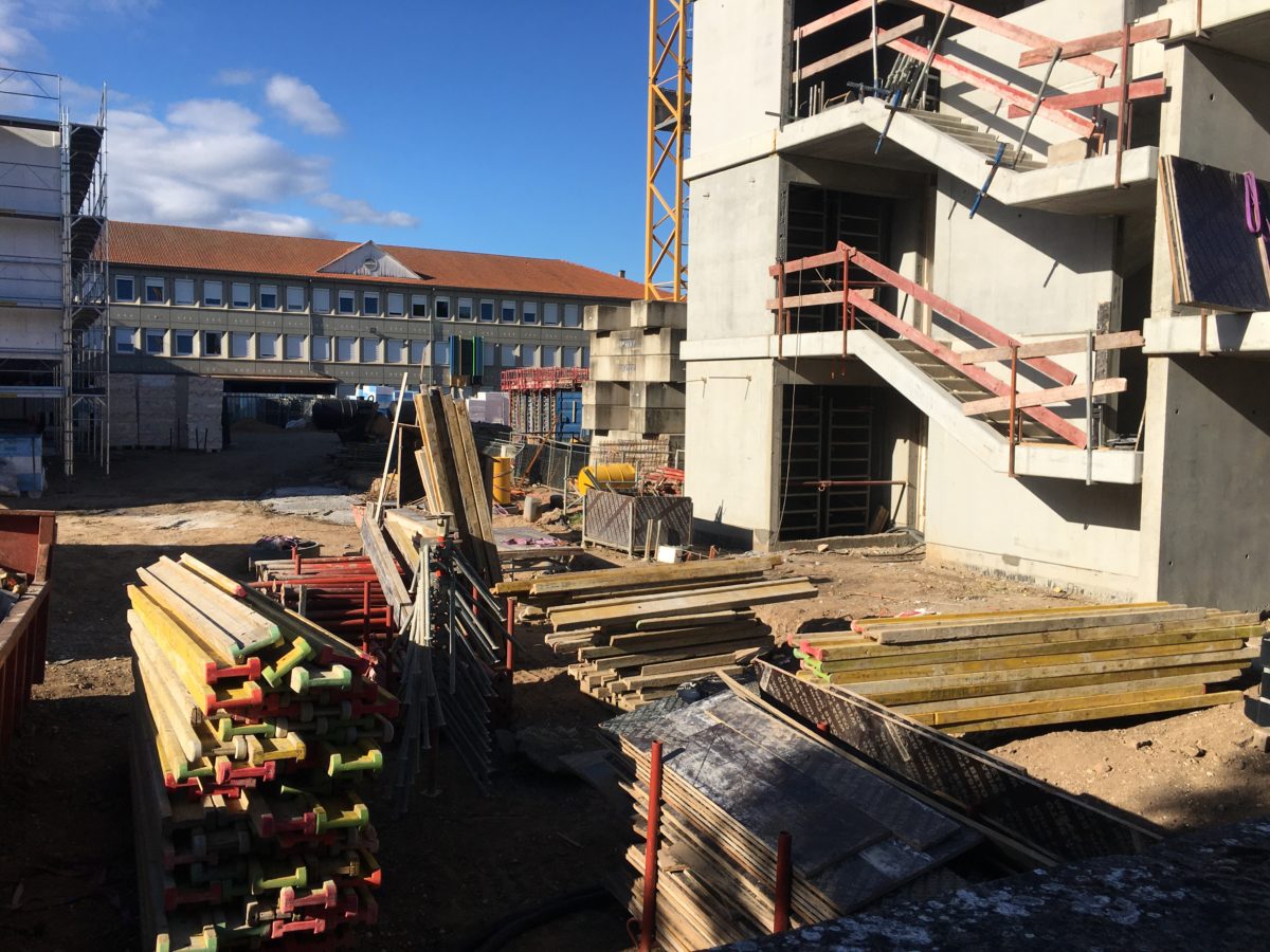 La chaufferie biomasse du collège de Brumath.