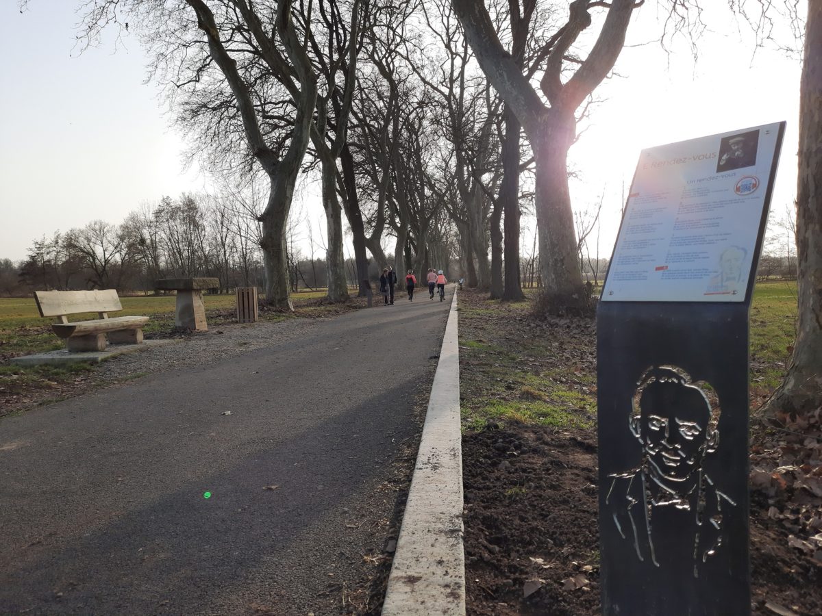 Le Sentier des poètes à Brumath.