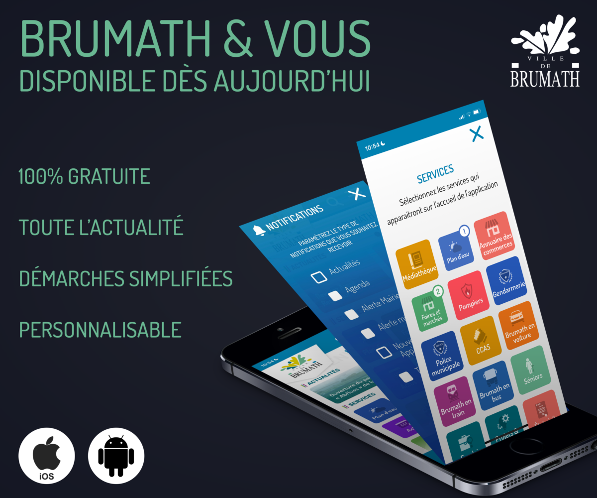 Application mobile - visuel réseaux sociaux