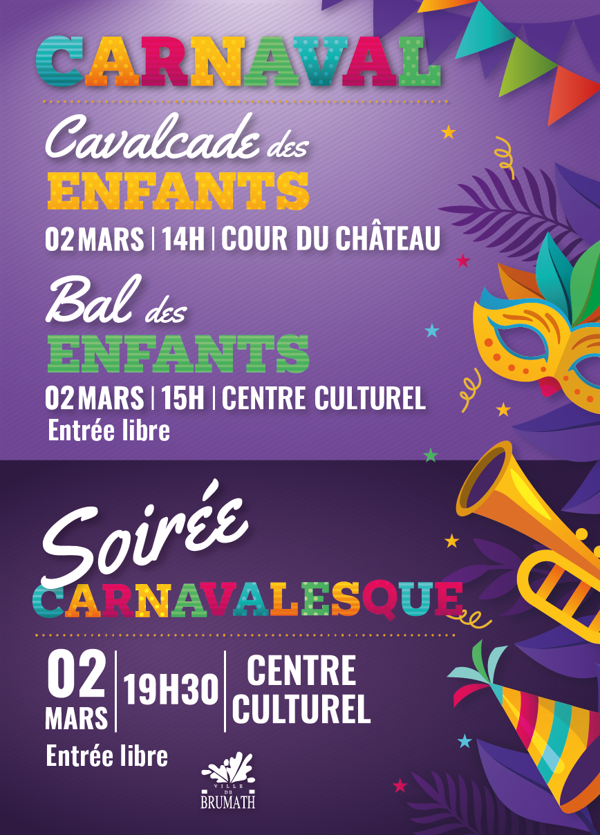 Affiche carnaval à Brumath