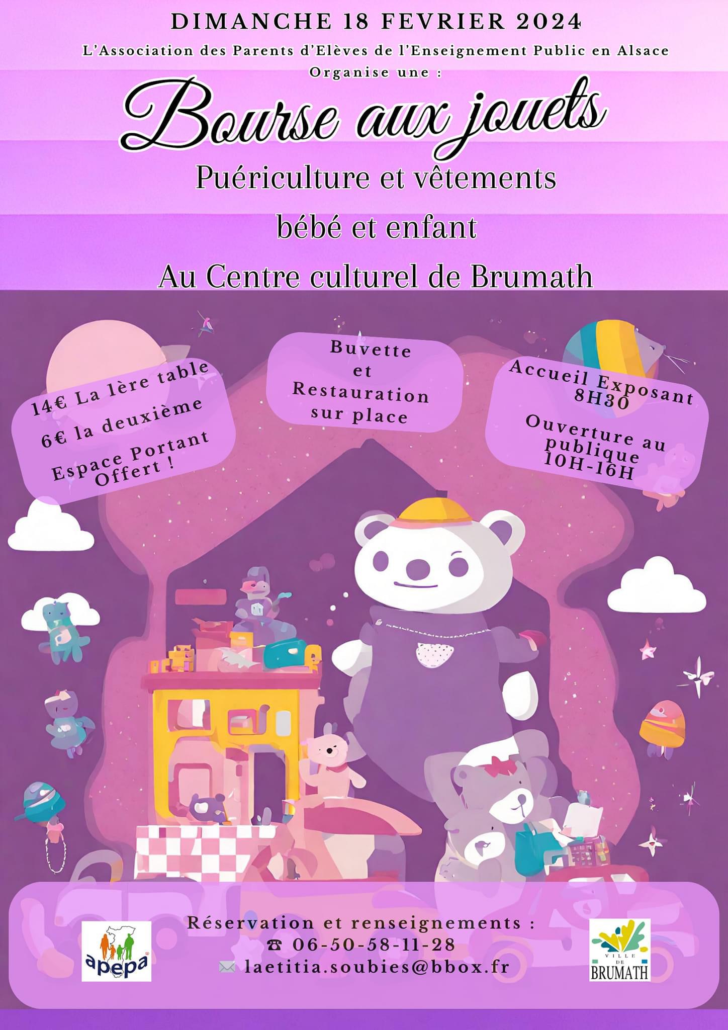 Affiche Bourse aux jouets