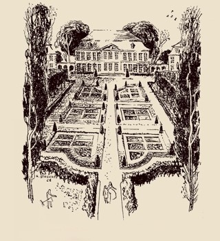 Image d'archive - Cour du château-Protestant