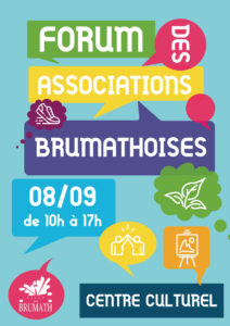 Forum des associations brumathoises le 8 septembre de 10h à 17h au centre culturel